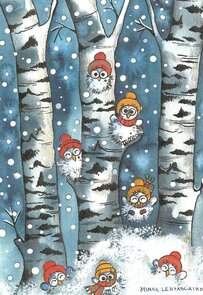 Postcard 164 by Minna Lehväslaiho