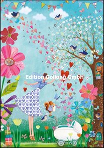 Mila Marquis Folded Card | Elf with stroller