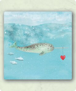 Organic Postcard with Envelope | Maartje & Tina