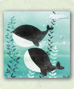 Organic Postcard with Envelope | Maartje & Tina