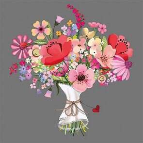 Sabina Comizzi Postcard | Bunch of flowers