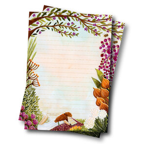 Secret Garden A5 Notepad - by Esther Bennink
