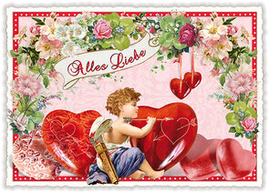 PK 218 Tausendschön Postcard | Alles Liebe