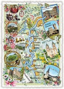 PK 169 Tausendschön Postcard | Saar