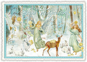 PK 300 Tausendschön Postcard Christmas - Frohe Weihnachte Angels