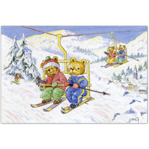 Postcard Jean Gilder - Skilift