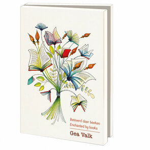Card folder with envelopes - Betoverd door boeken, Gea Valk