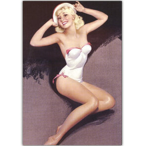 Postcard Vintage Swimsuit Pin-Up, 1940's - Swimsuit Beauties
