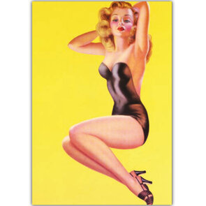 Postcard Vintage Swimsuit Pin-Up, 1940's - Swimsuit Beauties