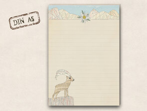 A5 Letter Paper Pad TikiOno | Capricorn