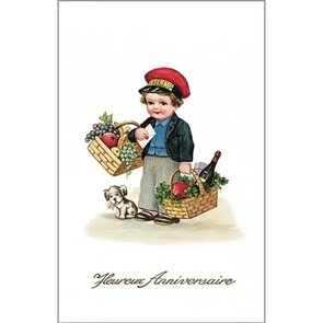 Postcard Ludom | The deliveryman