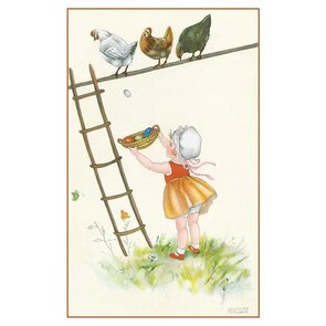Postcard Ludom | Egg Basket