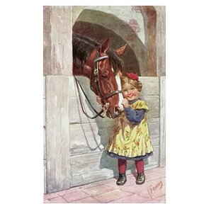 Postcard Ludom | Horse