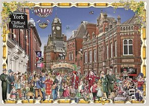 PK 8053 Barbara Behr Glitter Postcard | York Clifford Street 