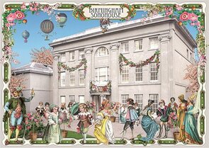 PK 8054 Barbara Behr Glitter Postcard | Birmingham, Sohohouse