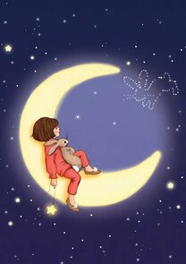 Postcard Belle and Boo | Moon Cuddle