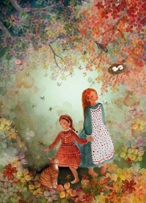 Postcard Bijdehansje | Floral Fantasy