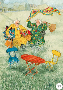 Inge Look Nr. 77 Postcard | Old Ladies Aunties 