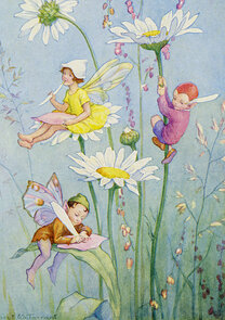 Folded Card with Envelope - Fairyland by Margareth W. Tarrant 