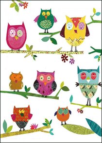 Wenskaart Owls, Suzanna Khushi