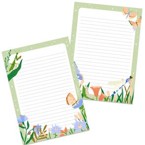 A5 Double Sided Notepad by muchable - kriebelbeestjes