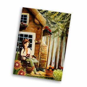 Postcard from Esther Bennink - Home in the woods