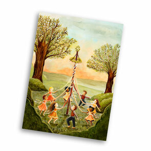 Postcard from Esther Bennink - Maypole Dance