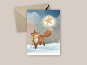 Postcard from Studio Poppybird - Shine bright
