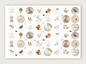 Stickersheet from Studio Poppybird - Vintage