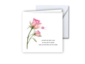 Greeting Card from Studio Poppybird - Condoleance|Herdenken"Sterk"