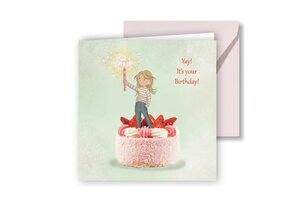 Greeting Card from Studio Poppybird - Yay! It's your Bday!