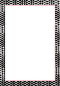 A5 Briefpapierblok | Toni Starck Pattern - Black elegance