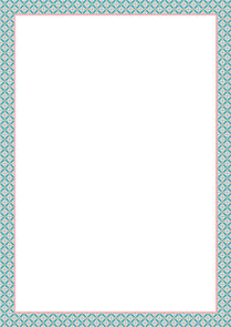 A4 Briefpapierblok | Toni Starck Pattern - Candy Jade