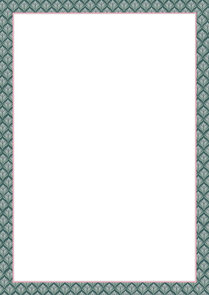 A4 Briefpapierblok | Toni Starck Pattern - Green Elegance