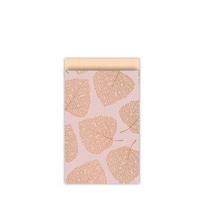 5 Paper Bags Skeleton Leaves (12x19cm)