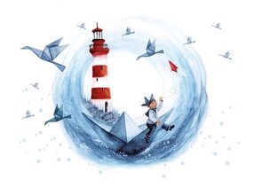 Postcard Bijdehansje | Boy Ahoy