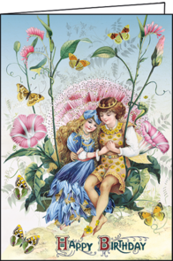 Barbara Behr - Auguri - Folded Card | Elves