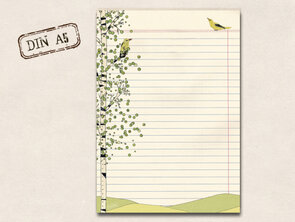 A5 Letter Paper Pad TikiOno | Birken