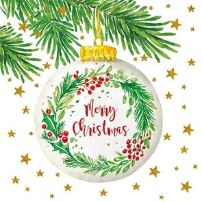 Carola Pabst Postcard Christmas | Merry Christmas (Ball)