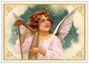 PK 1097 Tausendschön Postcard Christmas - Angel