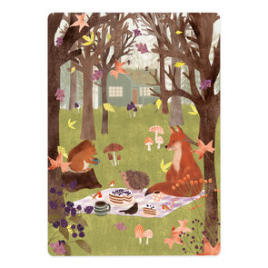 The Lemonbird Postcard | Bosfeestje