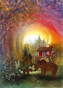 Postcard Bijdehansje | Wild Sunset