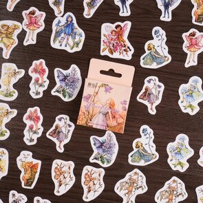Sticker Flakes Box | Flower Fairies