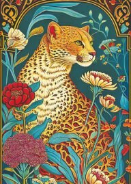 Postcard Gwenaëlle Trolez Créations - Léopard