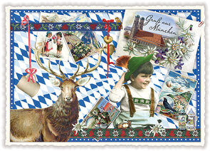 PK 01 Tausendschön Postcard | München 