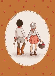 Postcard Belle and Boo | Orchard Walk