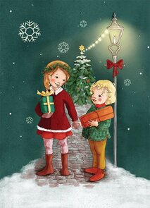 Postcard Belle and Boo | Gift Giving