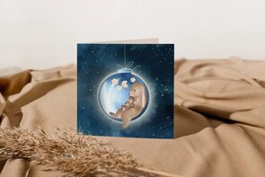 Greeting Card from Studio Poppybird - Tussen de sterren