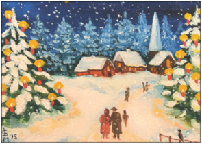 Postcard | Christmas walk