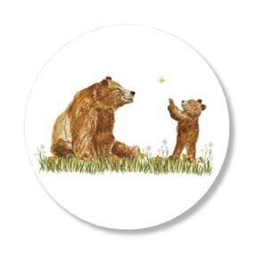 6x Sticker Beertjes by Art by Meer